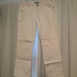 Hudson-Women’s White Straight-Leg Jeans